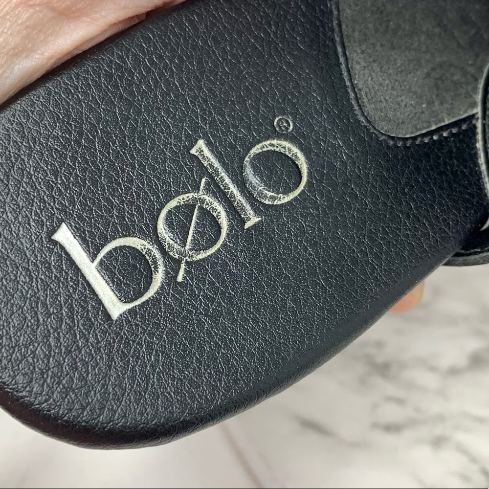 Bolo by Born Buckle Leather Chunky Comfort Clog Mules 9   Classic Bohemian Comfy - Picture 13 of 16